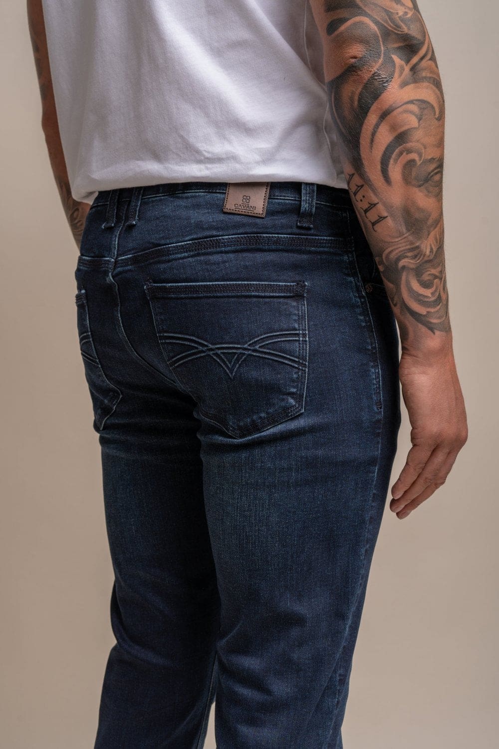 Cavani Milano Denim Blue Regular Jeans - Clothing from House Of Cavani UK