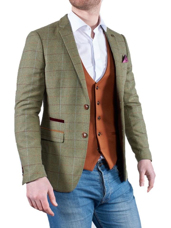 Mens tweed suits on sale sale