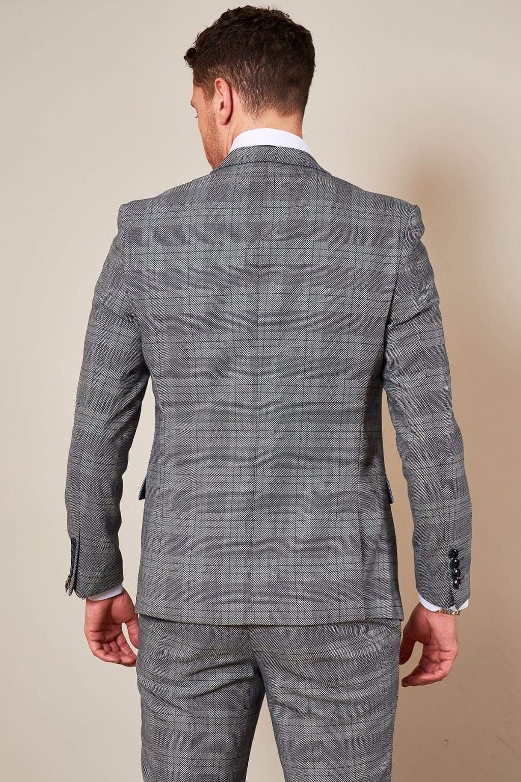 Marc Darcy Jerry Grey Blazer Jacket - UNIT7 Menswear