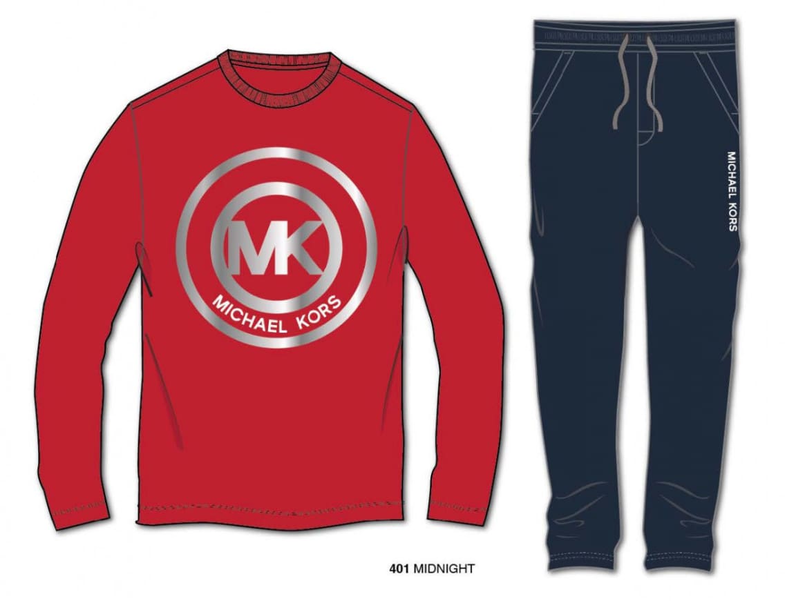 Micheal kors sweat shirt and shirt online set