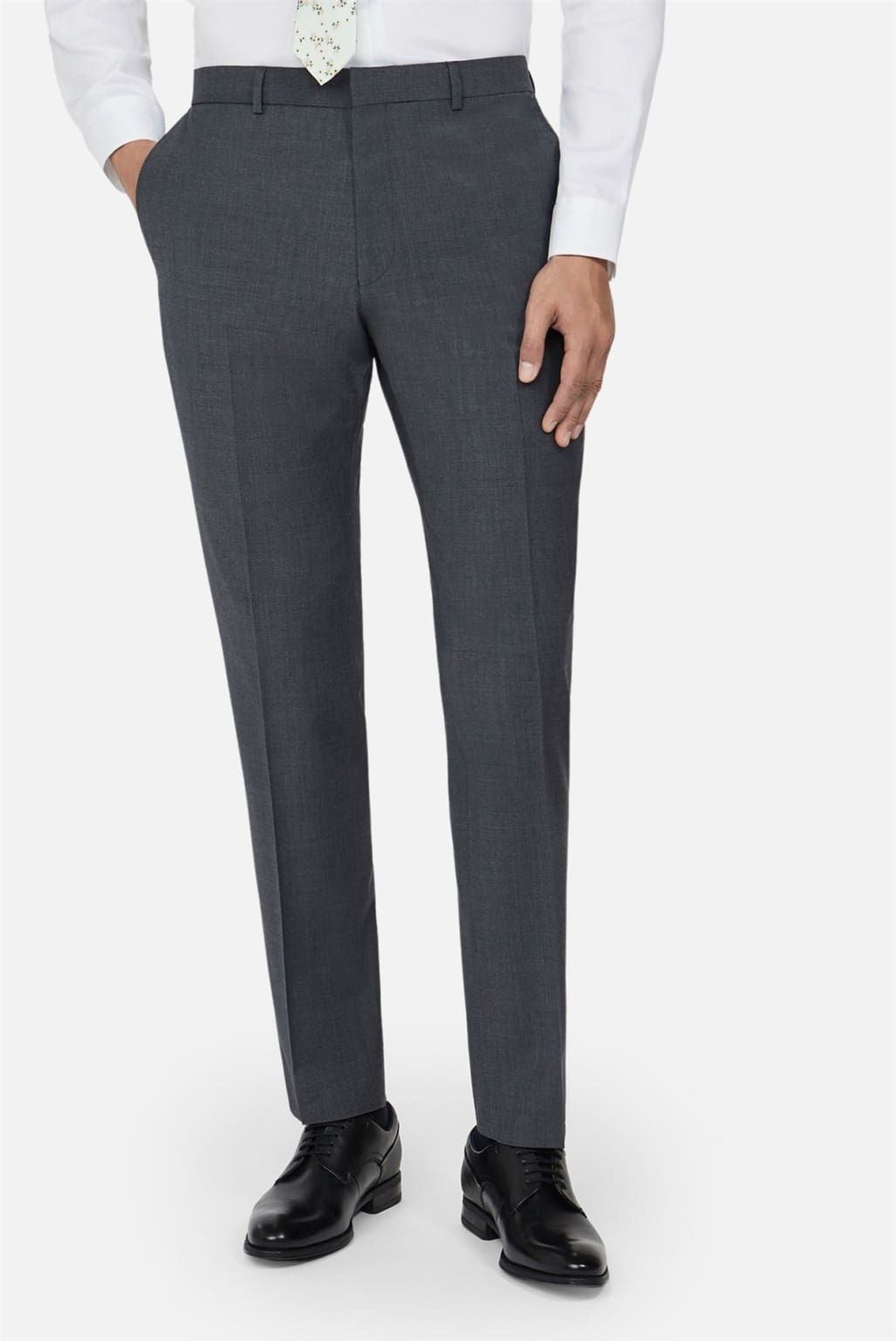 Charcoal slim fit Trousers