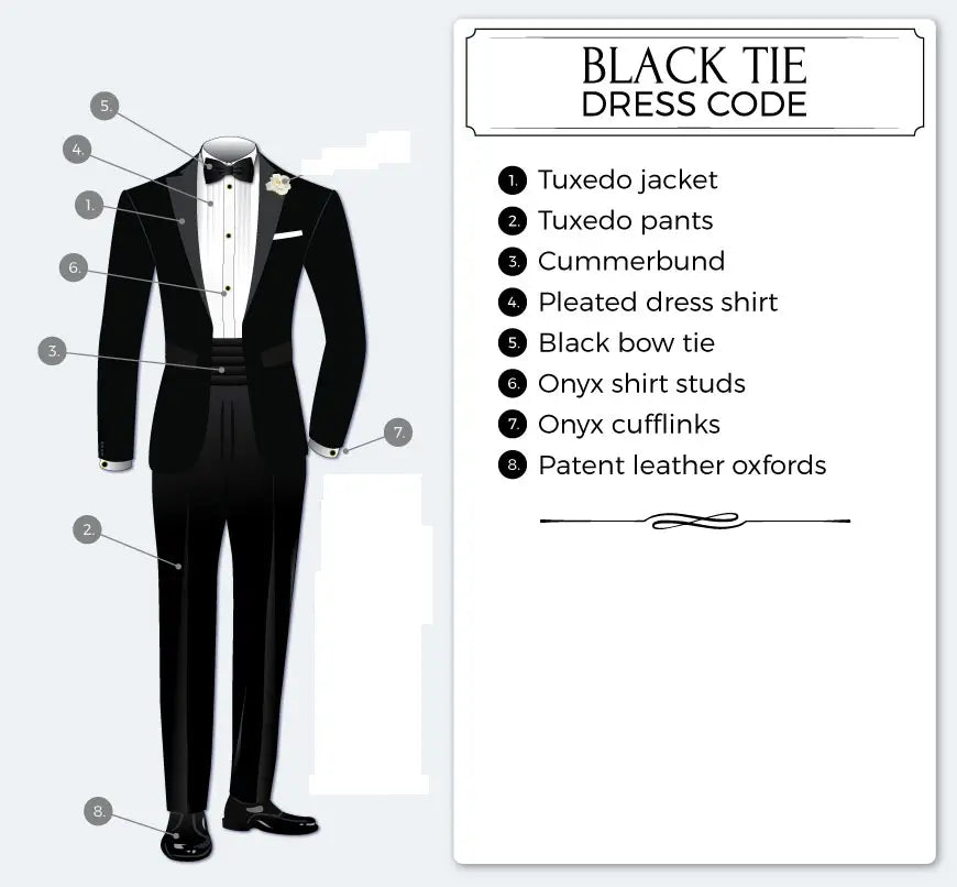All You Need to Know About the Black Tie Dress Code – MENSWEARR
