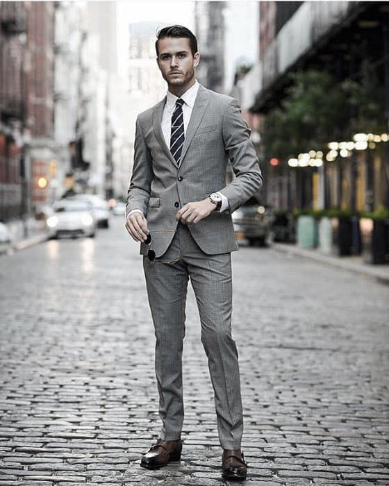 40 Best Charcoal Grey Suit Ideas Paired With Brown Shoes | Mens outfits,  Grey suit brown shoes, Mens fashion suits