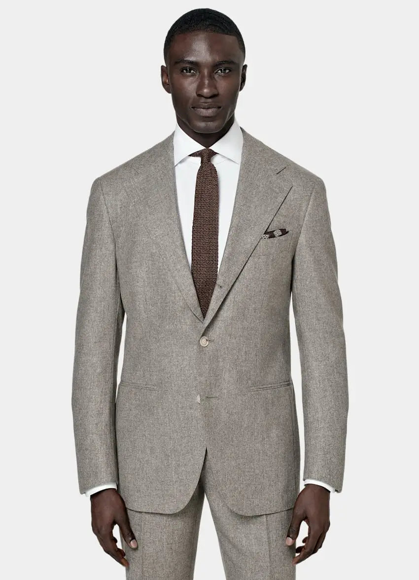 Taupe Roma Relaxed Fit Roma Suit