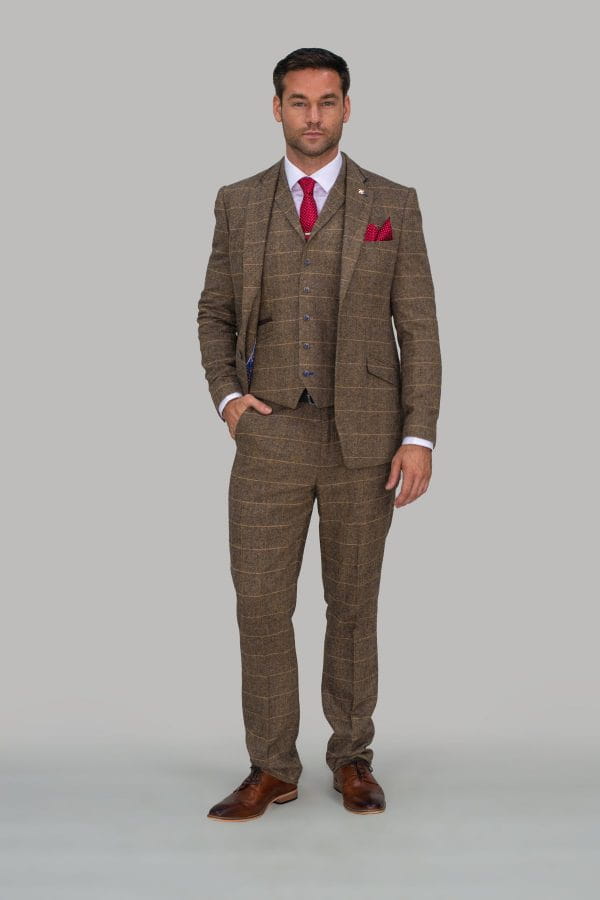 Cavani Albert Brown Suit - Hanson: The Clothes People