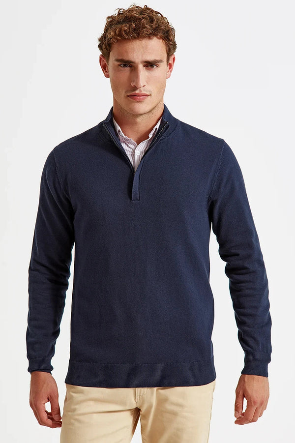 Asquith & Fox ¼ Zip Knitted Sweater