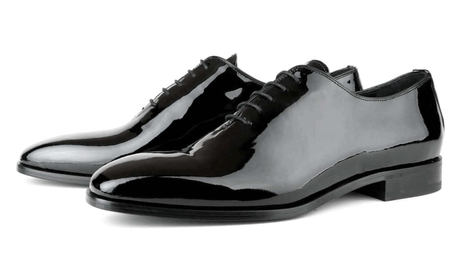 Black Patent Leather Wholecut Oxford | Thomas Bird | tblon.com