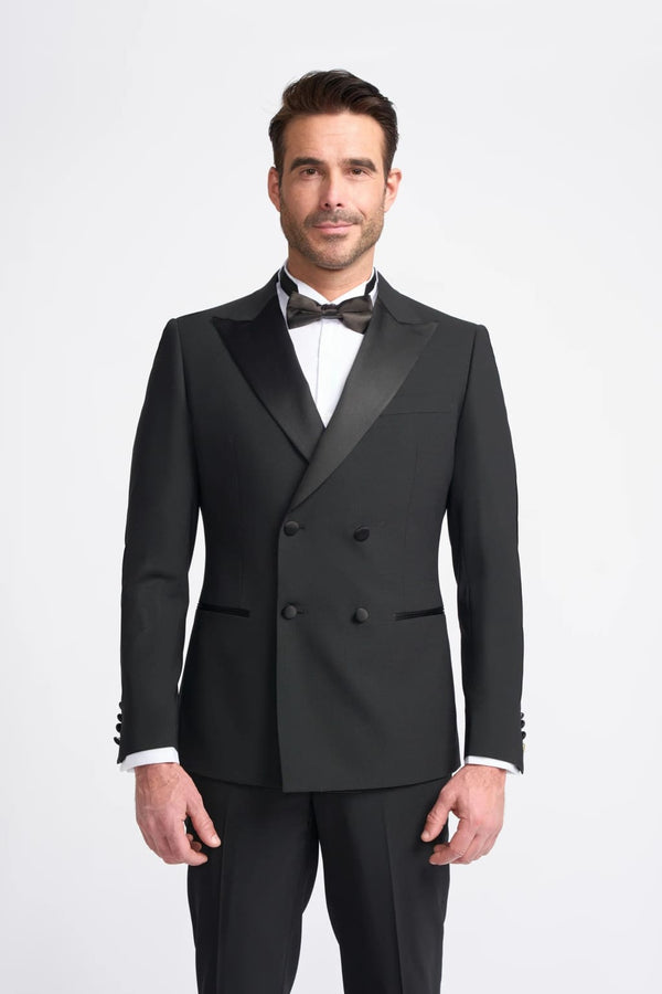 Cavani Aspen Men’s Double Breasted Tuxedo Dinner Suit - 34R - Jackets