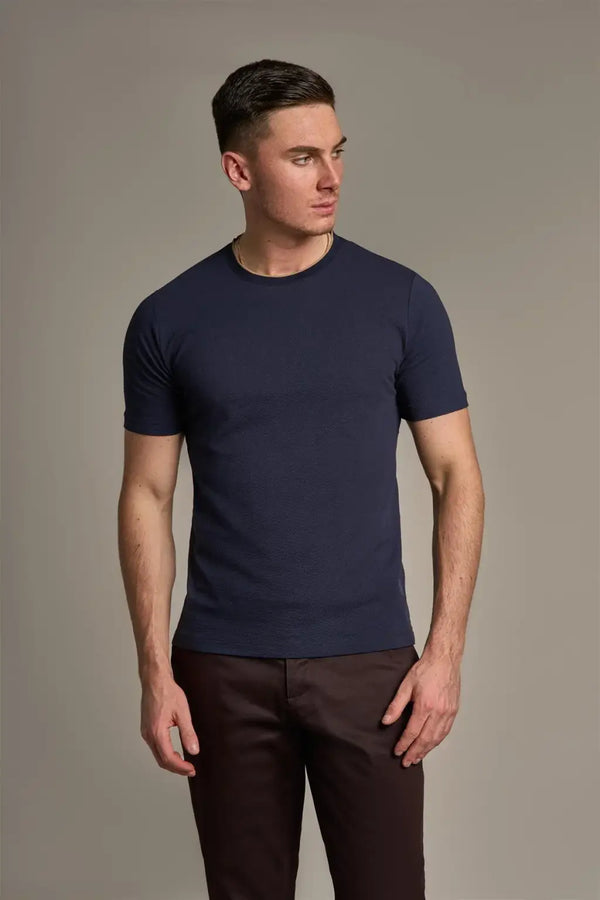 Cavani Men’s Byron Navy T-Shirt - S - Shirts