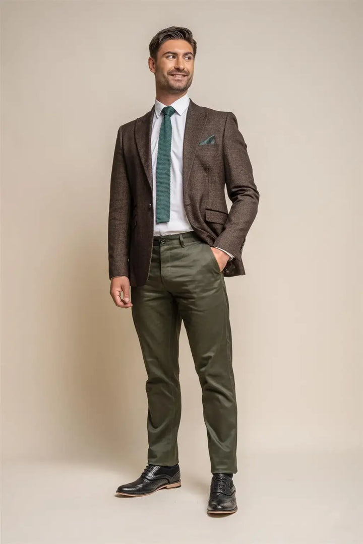 Cavani Men’s Dakota Olive Chino - Pants