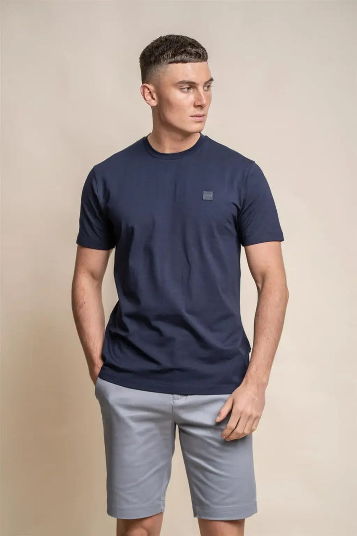 Cavani Men’s Navy Bogart T-Shirt - S - T-Shirt