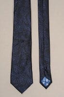 Cavani Navy Paisley Tie Set - Accessories