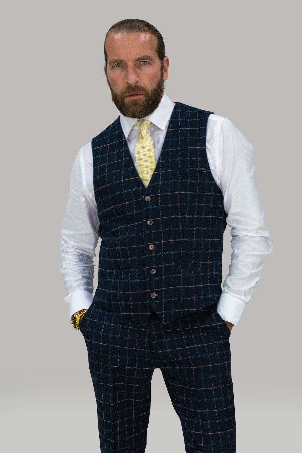 Cavani 2024 tweed waistcoat