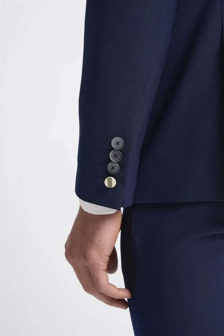 Cavani Victorious Double Breasted Navy Blazer - Suit & Tailoring