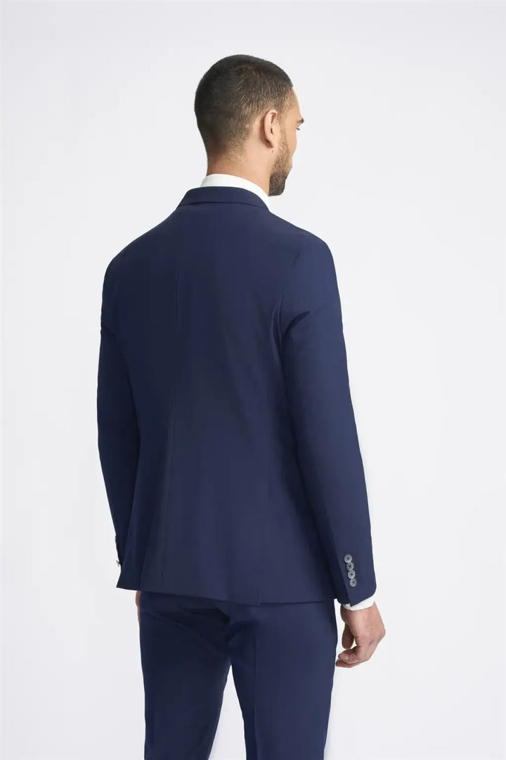 Cavani Victorious Double Breasted Navy Blazer - Suit & Tailoring