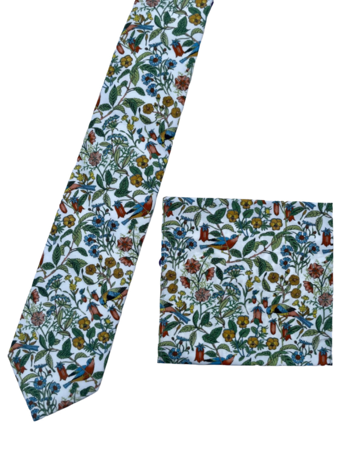 LA Smith | LA Smith Green Cotton Tie & Hankie Set Made With Liberty ...