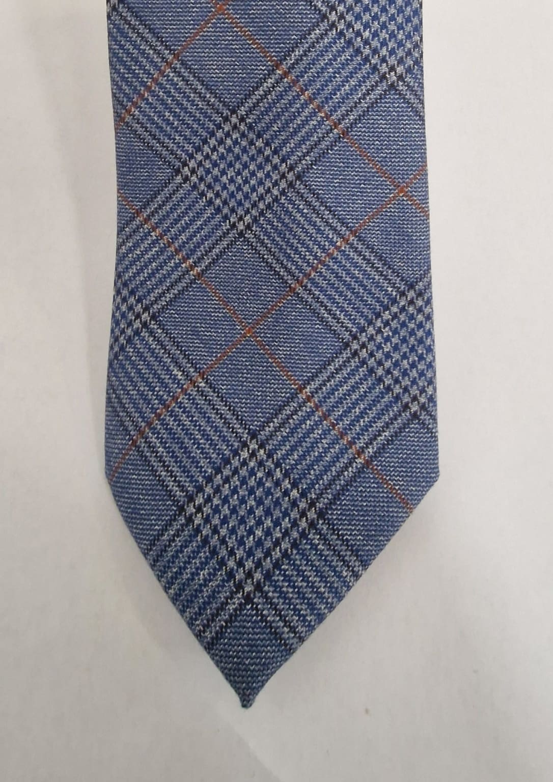 Marc Darcy | Marc Darcy George Light Blue Check Tie - MENSWEARR