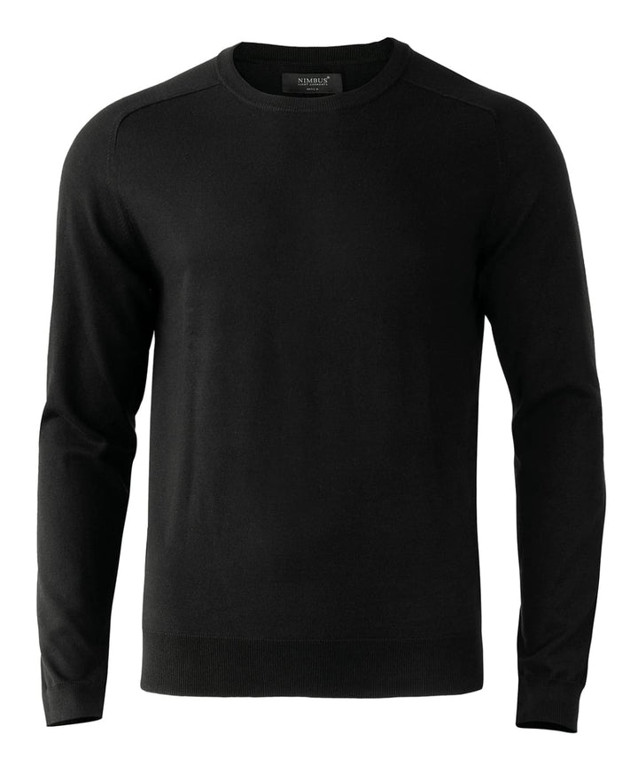 Nimbus Brighton Elegant Round Neck Knitted Jumper - Black / XS - Knitwear