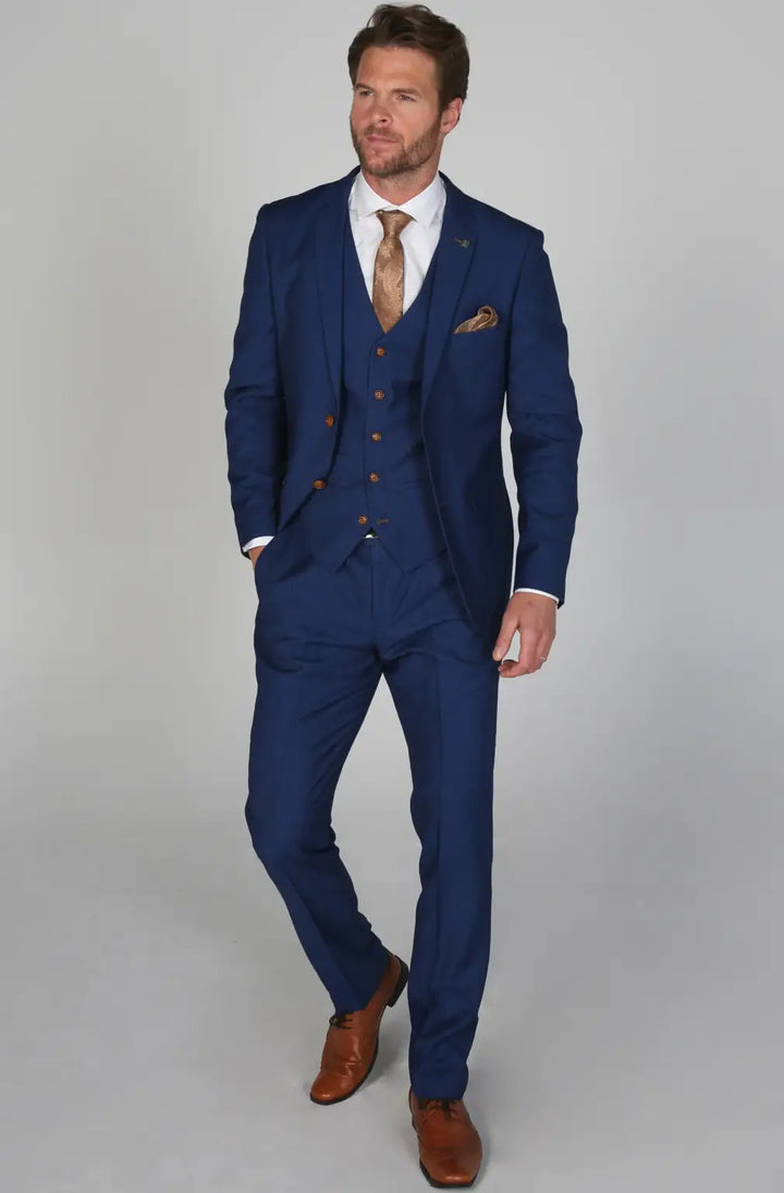 Mayfair Blue Men’s Three Piece Suit