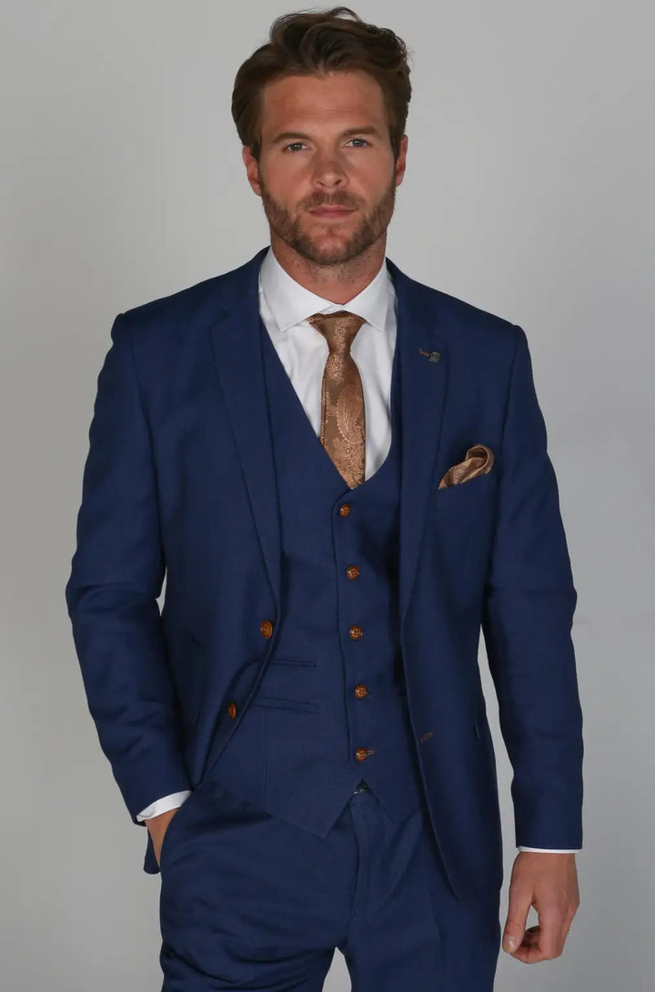 Mayfair Blue Men’s Three Piece Suit