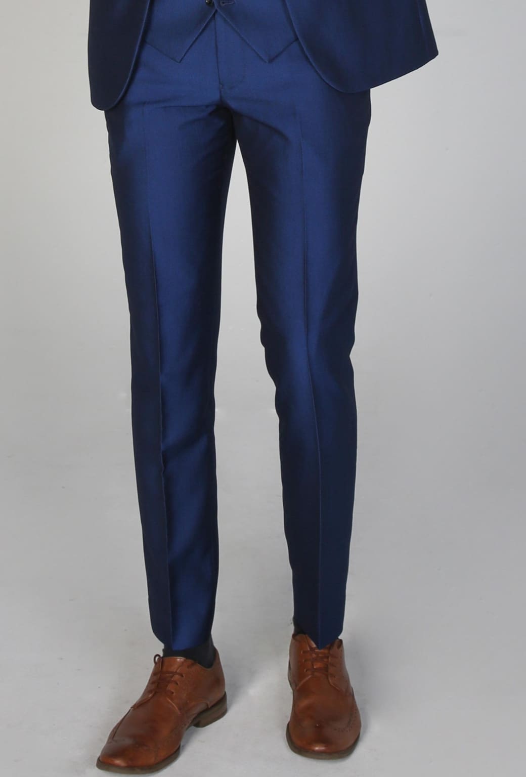 Paul Andrew | Men’s Kingsley Blue Trousers - MENSWEARR