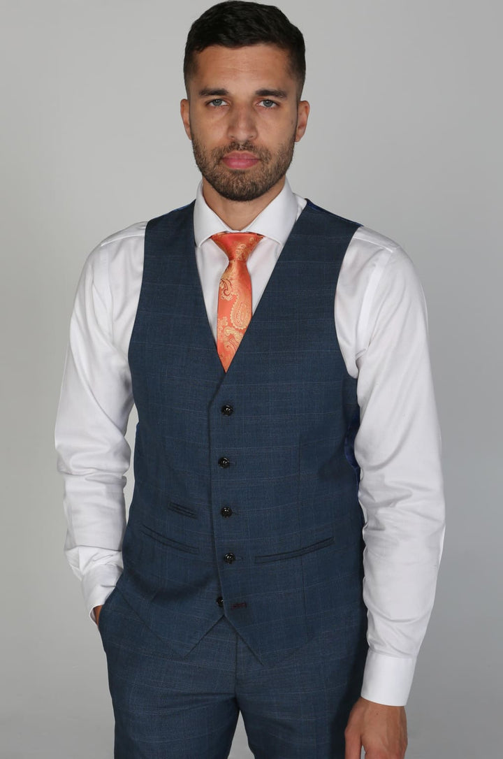 Men’s Viceroy Navy Waistcoat - 34