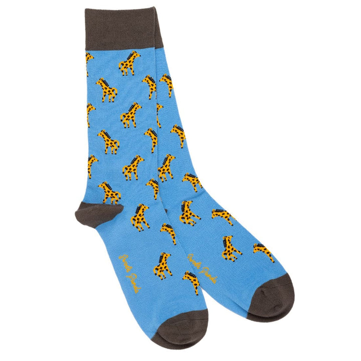 Giraffe Bamboo Socks - UK 4-7 (US 5-7.5 / EU 37-40) - Socks