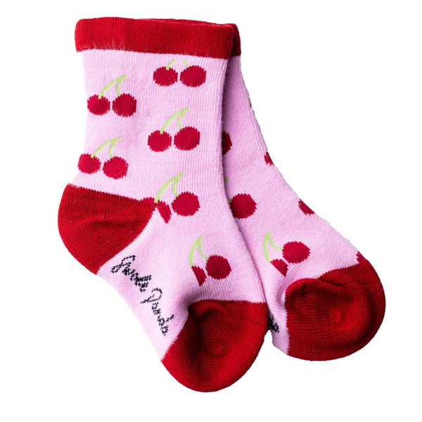 Kids Cherry Bamboo Socks - 2-3 YEARS - Socks