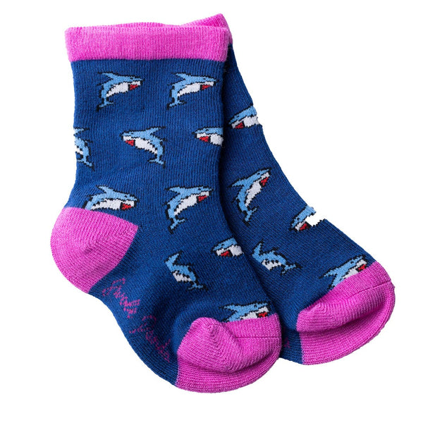 Kids Shark Bamboo Socks - 2-3 YEARS - Socks