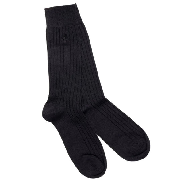 Navy Bamboo Socks - UK 4-7 (US 5-7.5 / EU 37-40) - Socks