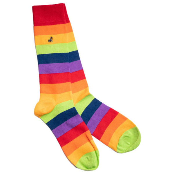 Pride Bamboo Socks - UK 4-7 (US 5-7.5 / EU 37-40) - Socks