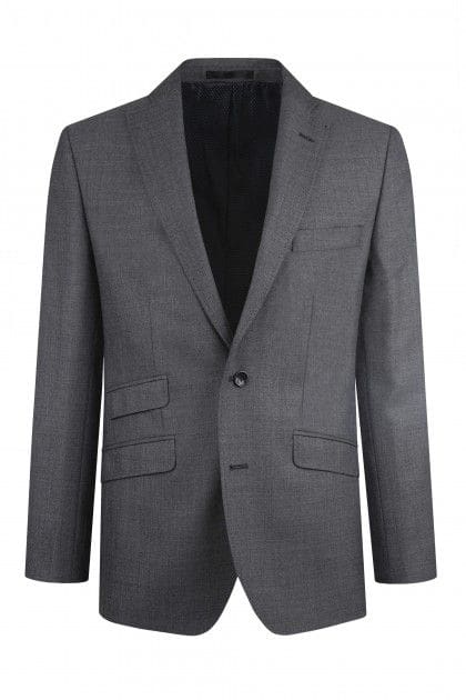 Torre Albert Grey Pure Wool Light Weight Tweed Blazer - 34R