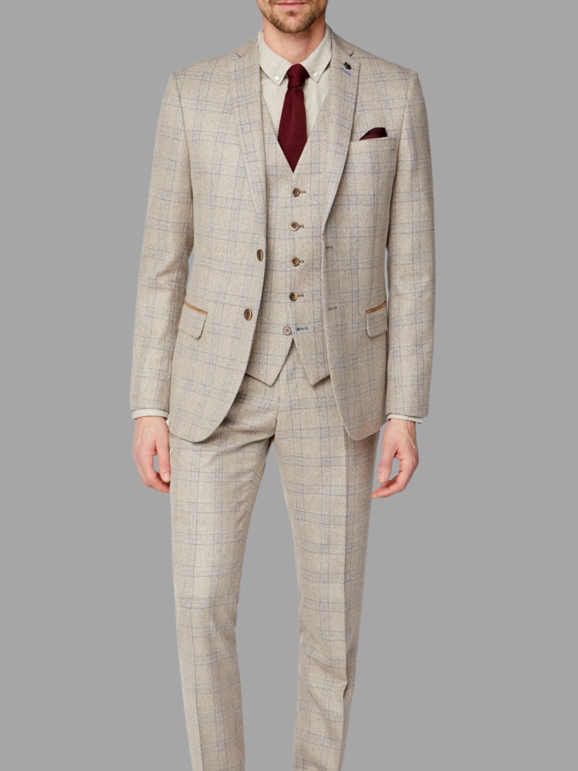 Cream tweed clearance suit