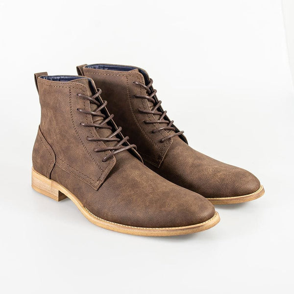 Cavani Huricane Brown Mens Leather Boots - UK7 | EU41 - Boots