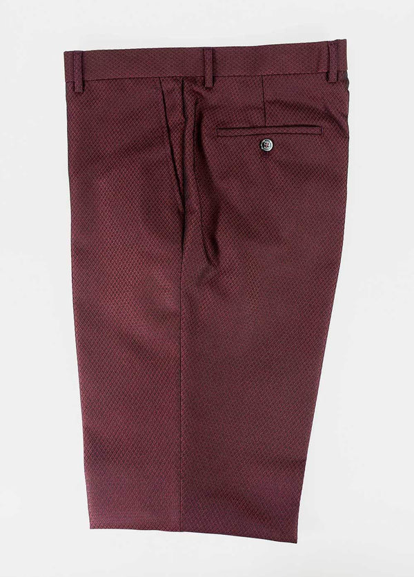 Cavani Myers Wine Tweed Trousers - 30 - Suit & Tailoring