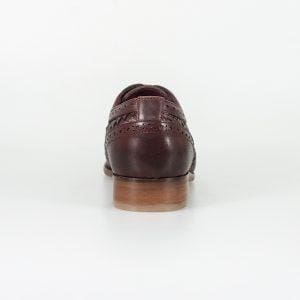 Cavani Orion Wine Mens Leather Shoes - Shoes