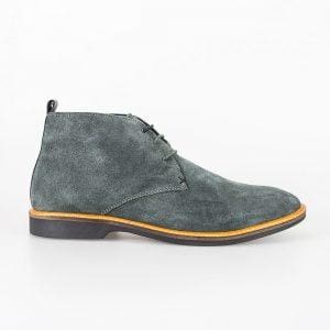 Cavani Sahara Grey Mens Leather Boots - Boots