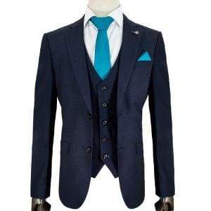 Cavani Seeba Navy Men’s 2 Piece Suit - Suit & Tailoring