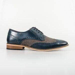 Cavani William Grey/Blue Mens Shoes - Shoes