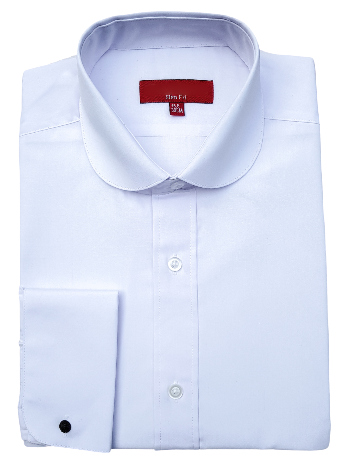 club collar french cuff shirt