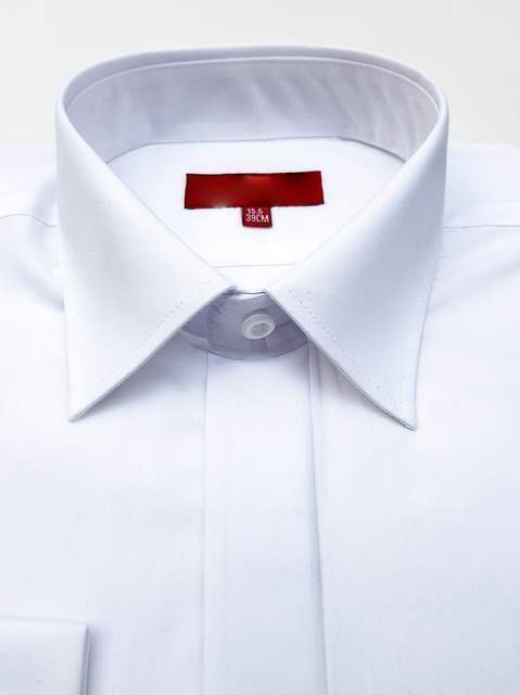 Mens white dress hot sale shirt for wedding