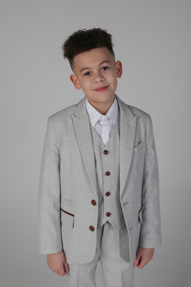 Device - Boy’s Mark Stone Three Piece Suit - boys suits