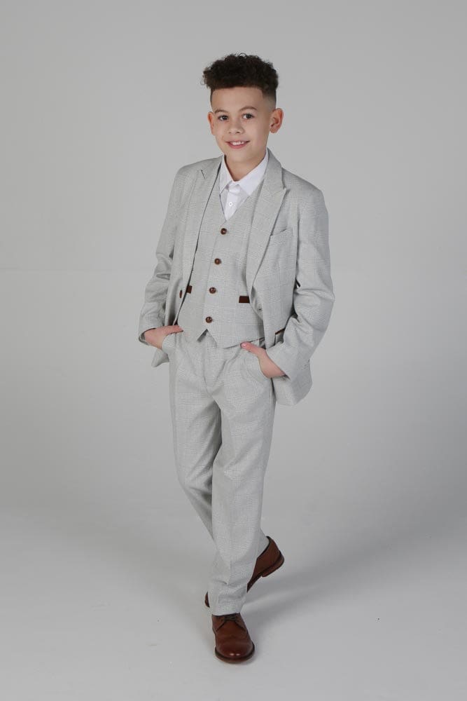 Device - Boy’s Mark Stone Three Piece Suit - boys suits