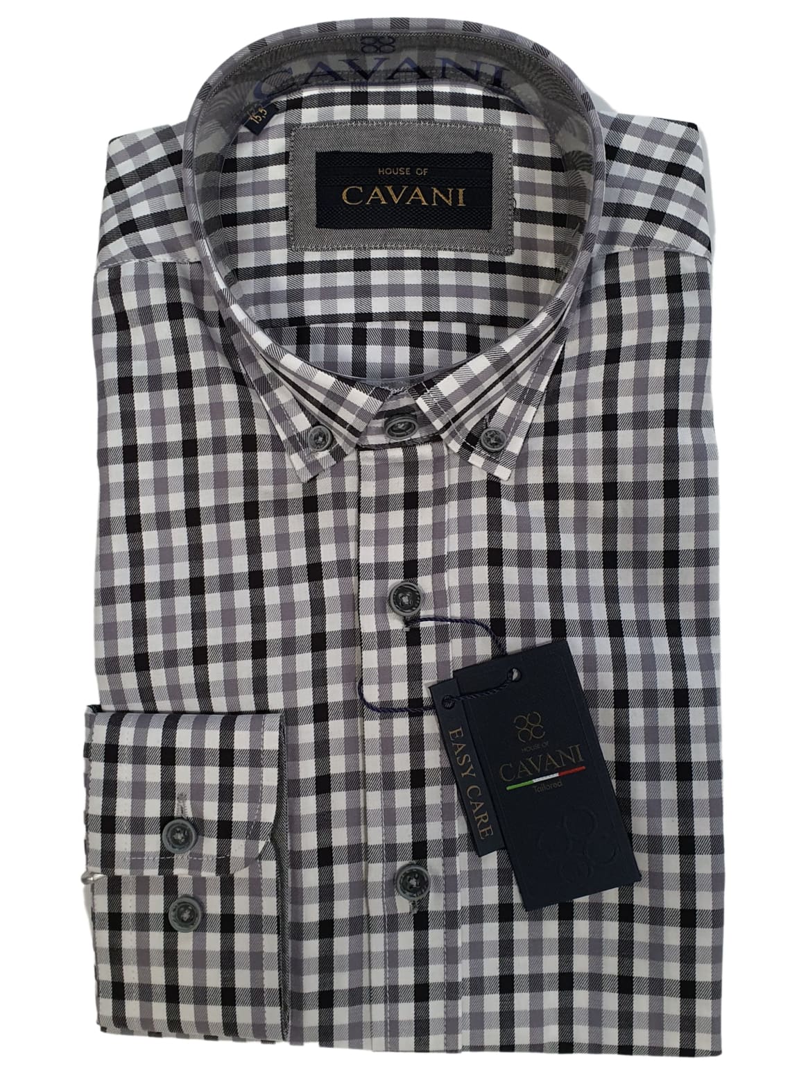 Cavani Mens Long Sleeve Button Down selling Size Large