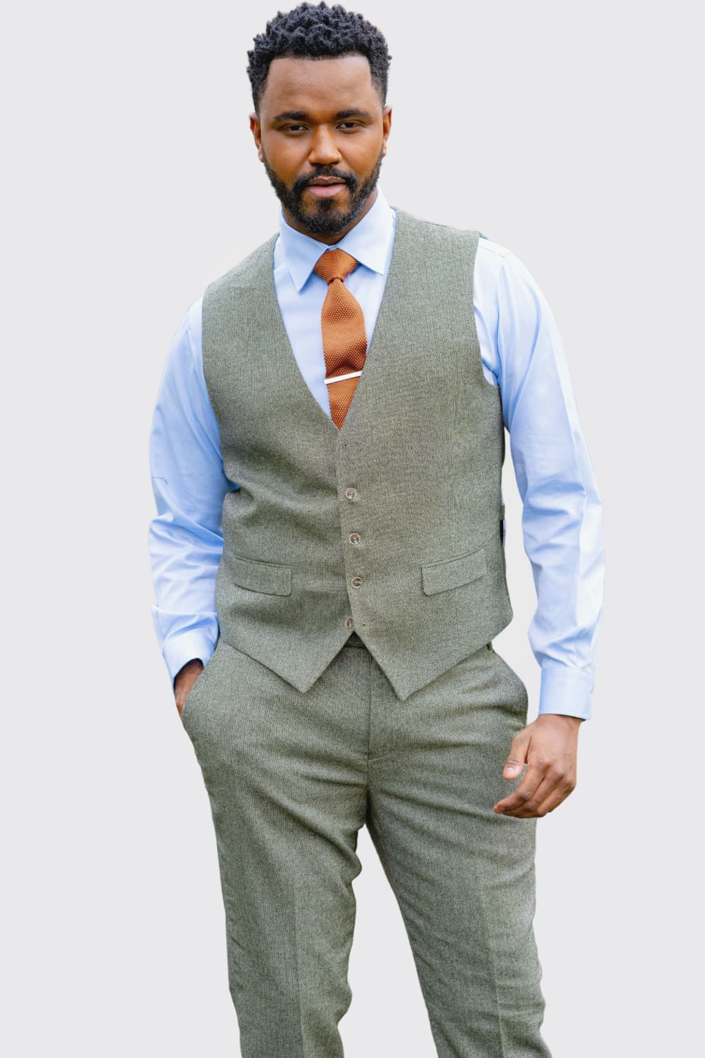 Light hot sale grey waistcoats